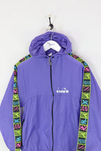 Diadora Rain Jacket Purple Small