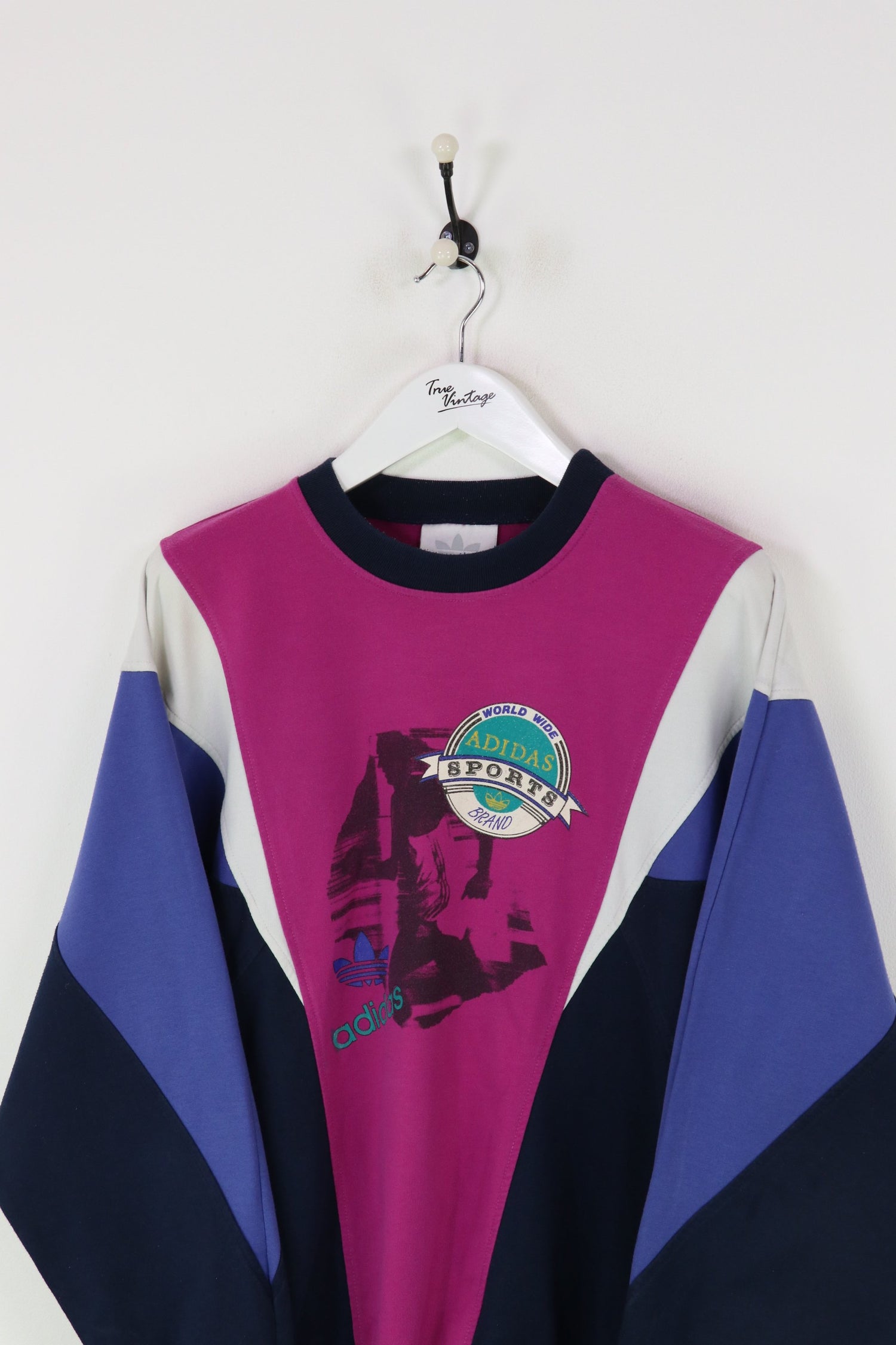 Adidas Sweatshirt Pink/Navy XL