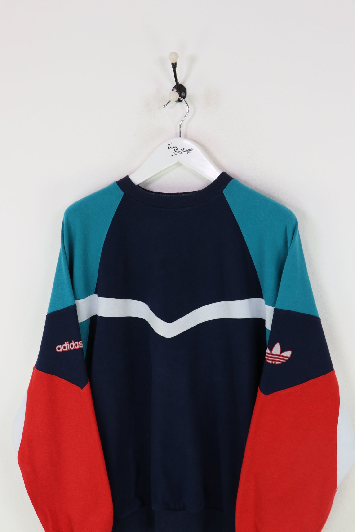 Adidas Sweatshirt Navy/Red XL