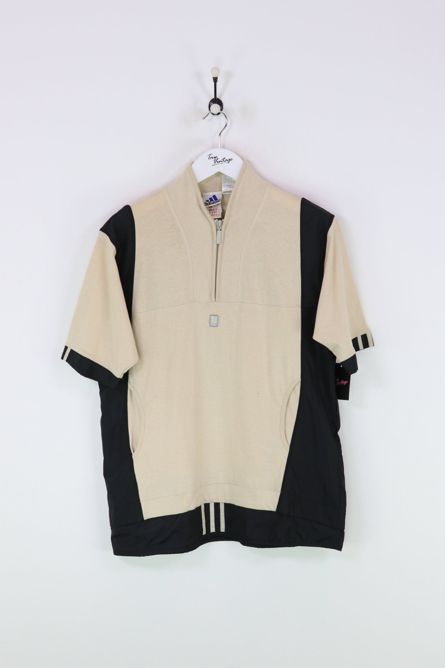 Adidas S/S Sweatshirt Beige/Black Large