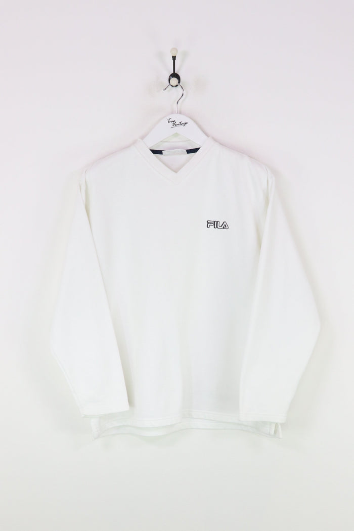 Fila Sweatshirt White Medium