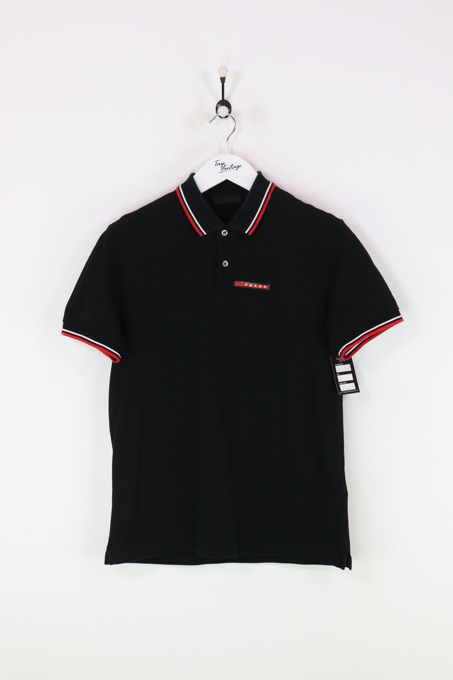 Prada Polo Shirt Black Small