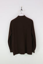 Ralph Lauren L/S Polo Shirt Brown Large