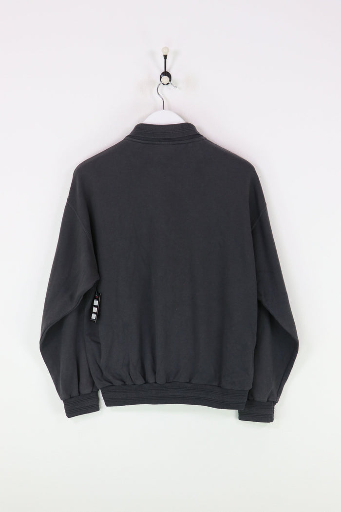 Nike Collared Sweatshirt Dark Grey Small