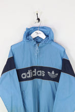 Adidas Rain Jacket Blue Medium
