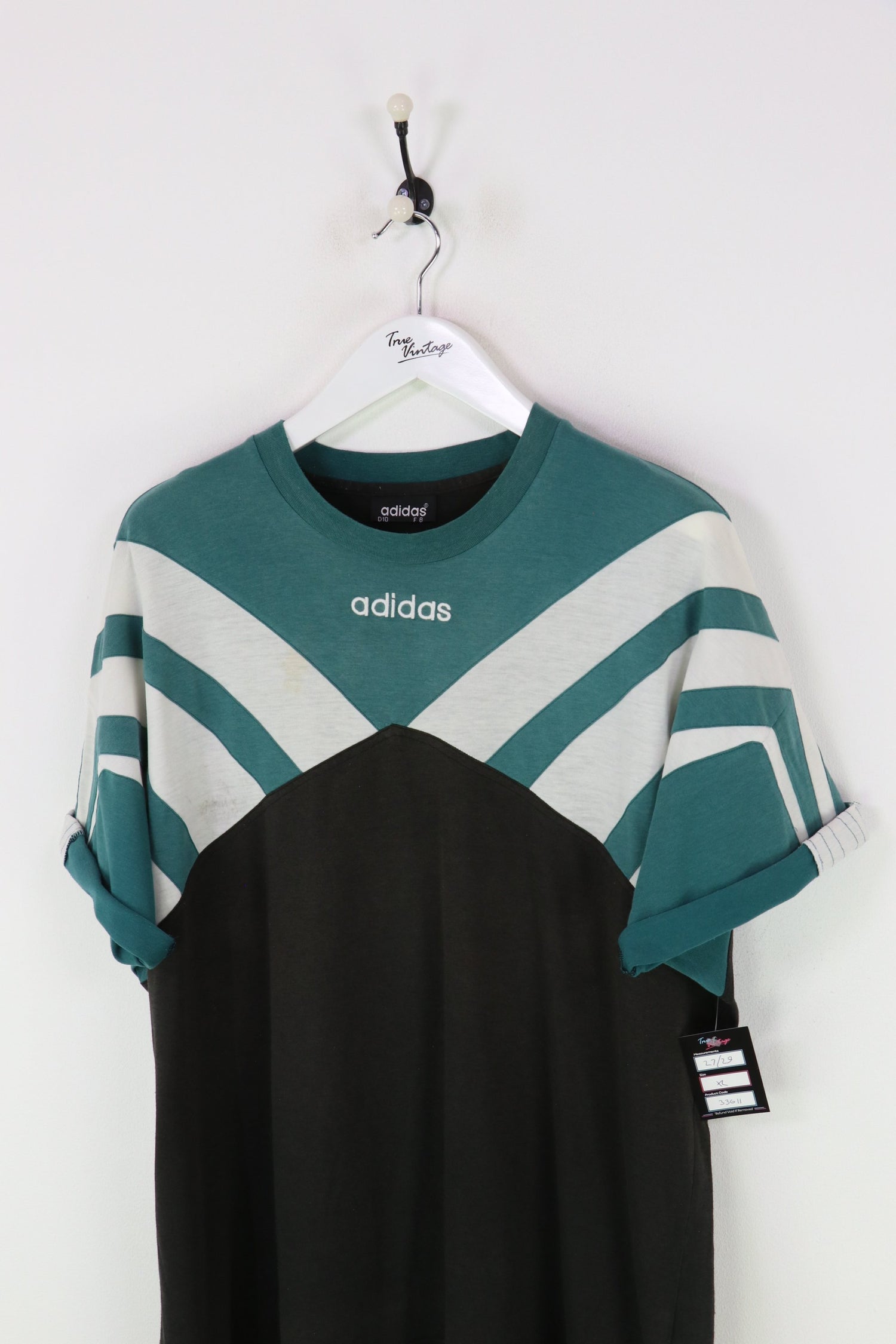 Adidas T-shirt Black/Green XXL