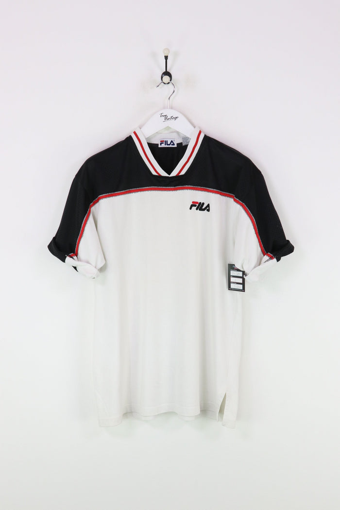 Fila T-shirt White/Black XL