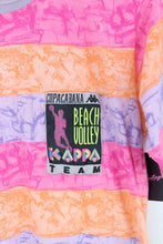 Kappa Beach Volleyball T-shirt Pink/Purple/Orange Small