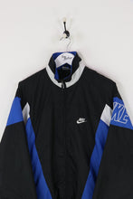 Nike Shell Suit Jacket Black/Blue XXL