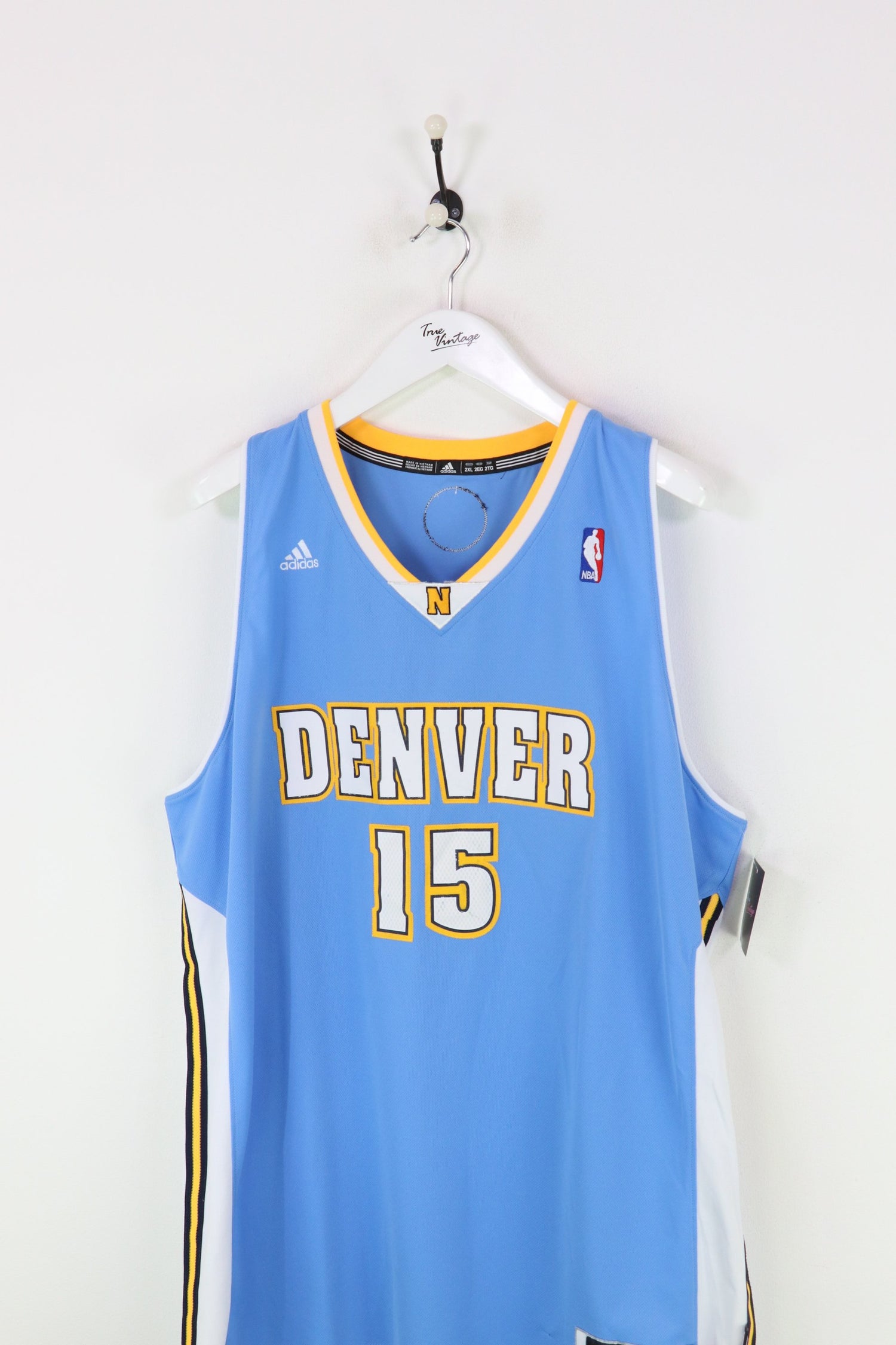 Adidas Denver Nuggets Carmelo Anthony Basketball Jersey Blue XXL – True  Vintage
