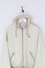 Lacoste Jacket White/Beige Small