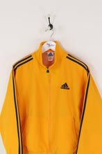 Adidas Shell Suit Jacket Yellow Small