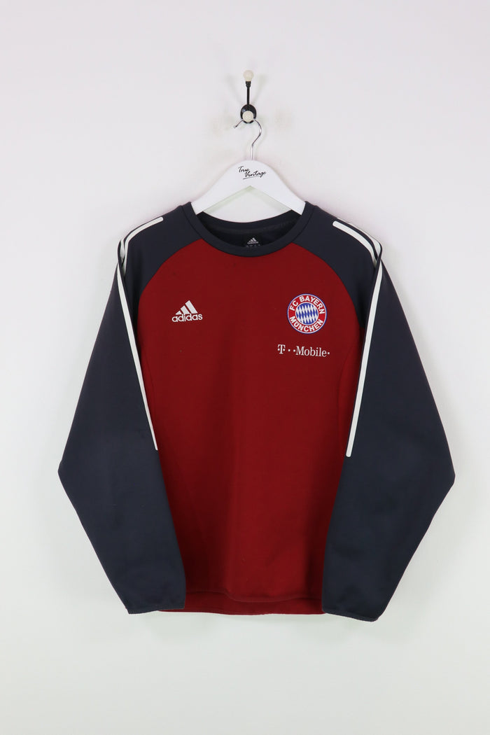 Adidas Bayern Munich Sweatshirt Red/Charcoal Large