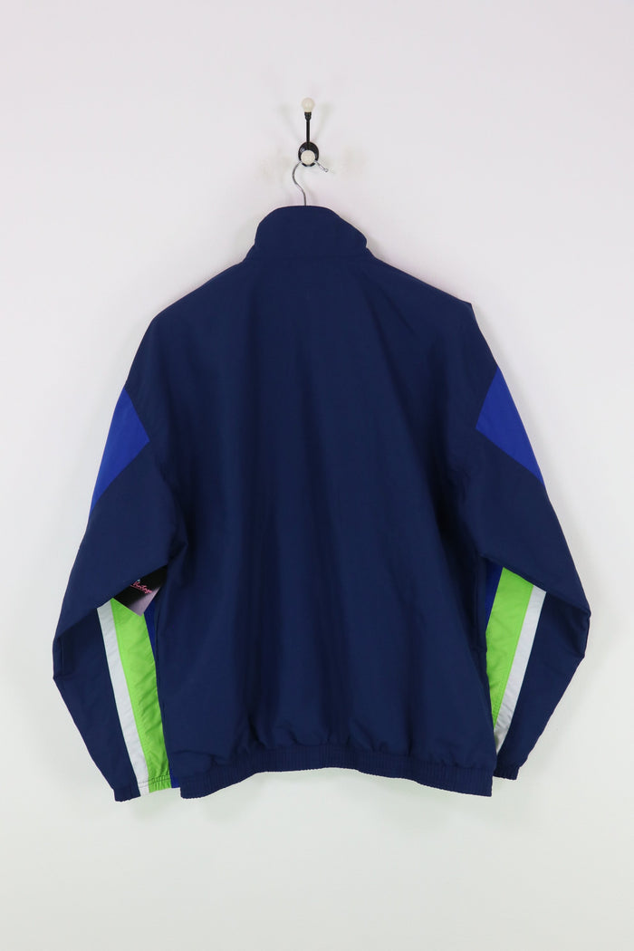 Adidas Shell Suit Jacket Navy/Green XL
