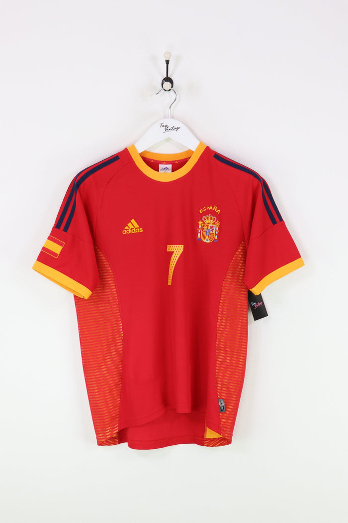 Adidas Spain Raúl Football Shirt Red Medium