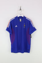 Adidas France Zinedine Zidane Football Shirt Blue XL