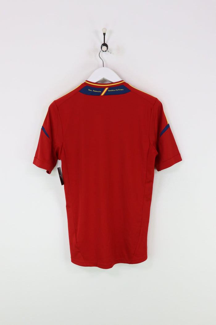 Adidas Spain Football Shirt Red Medium
