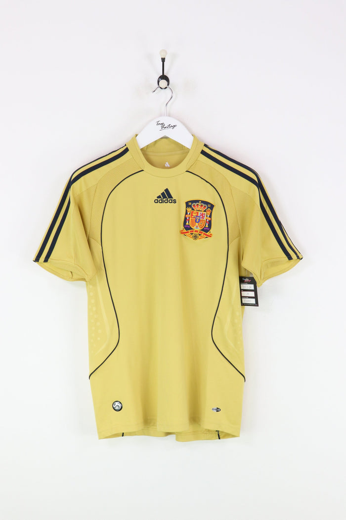 Adidas Spain Football Shirt Gold Medium