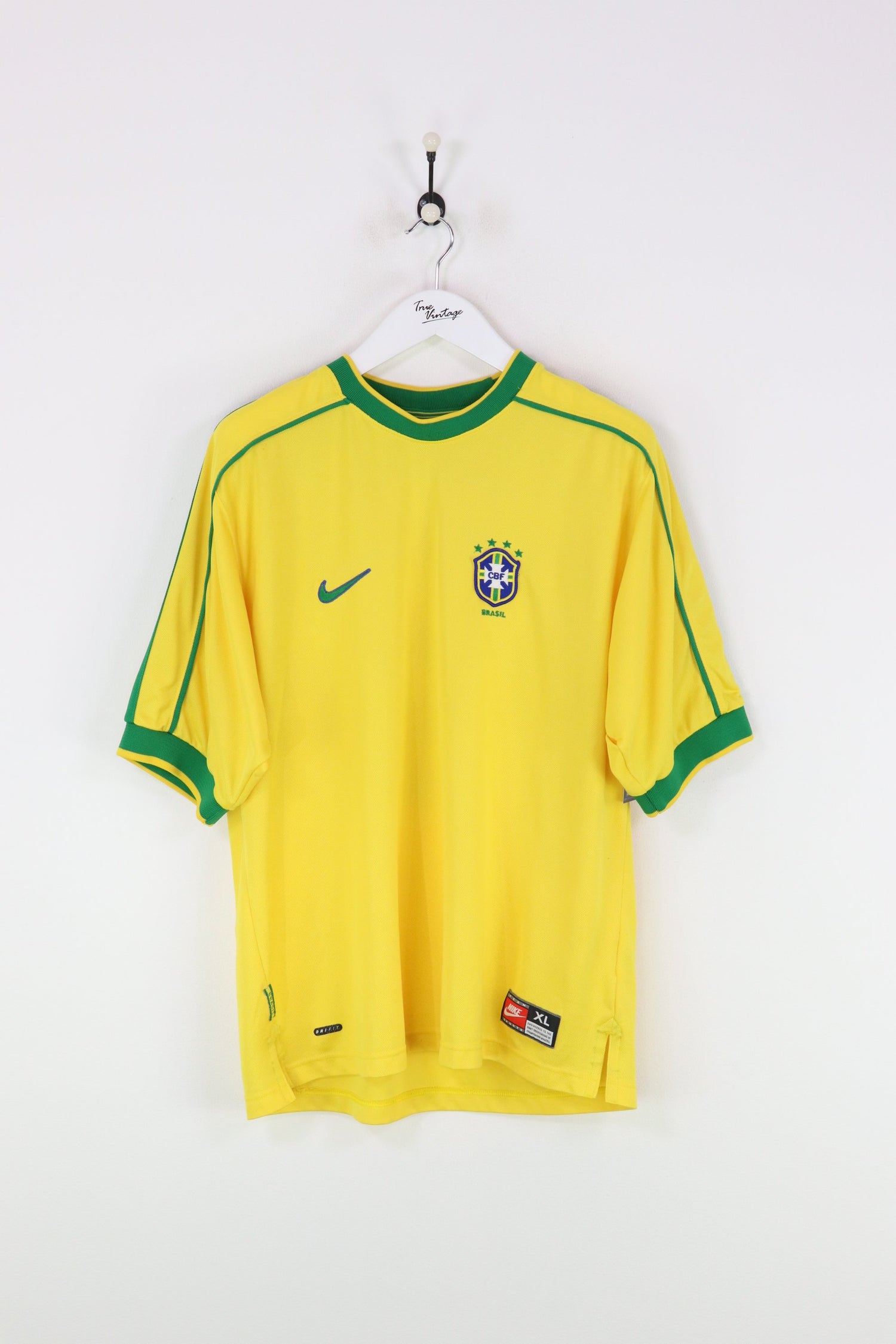 Nike Brazil Ronaldo Football Shirt Yellow XL