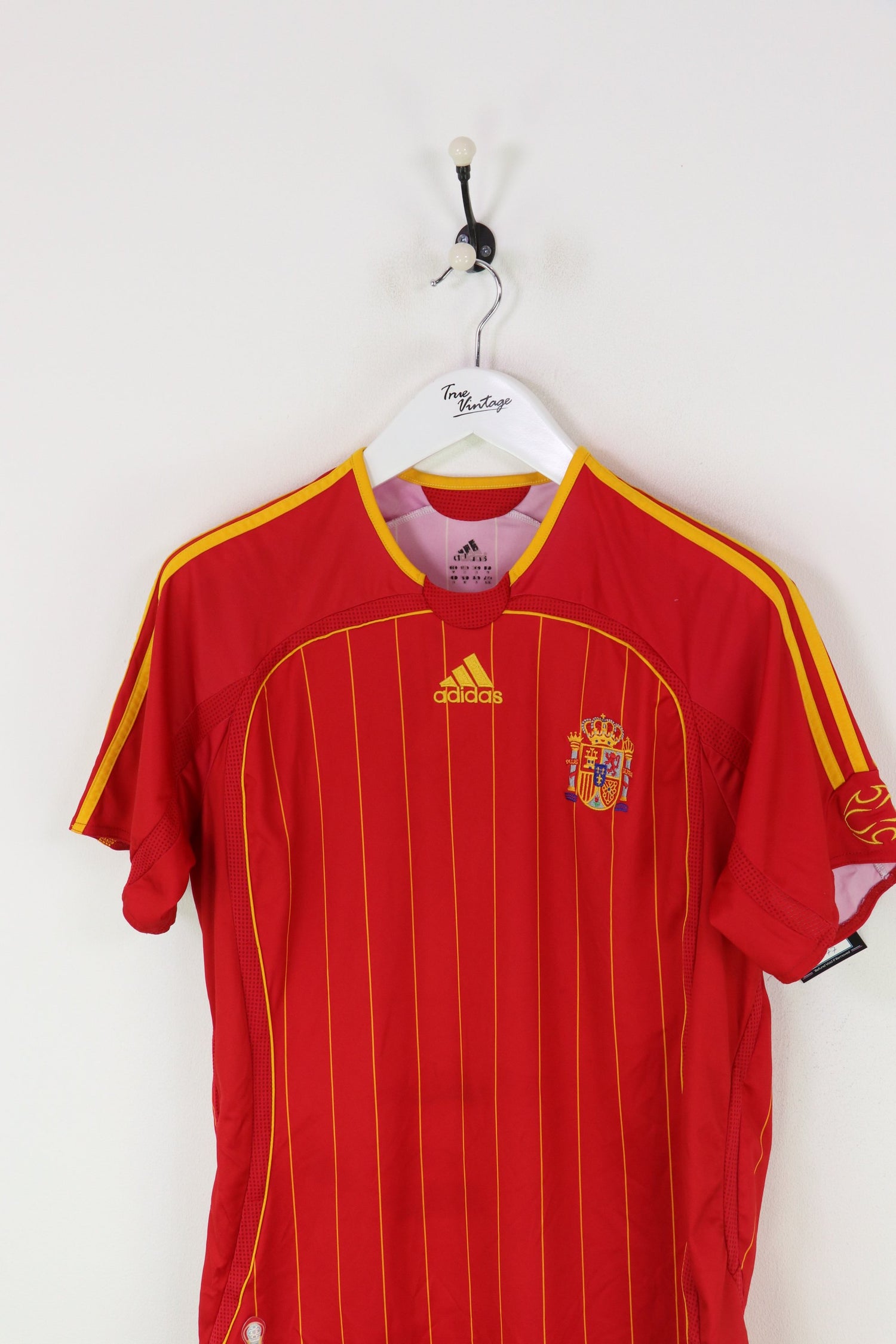 Adidas Spain Football Shirt Red/Yellow Medium