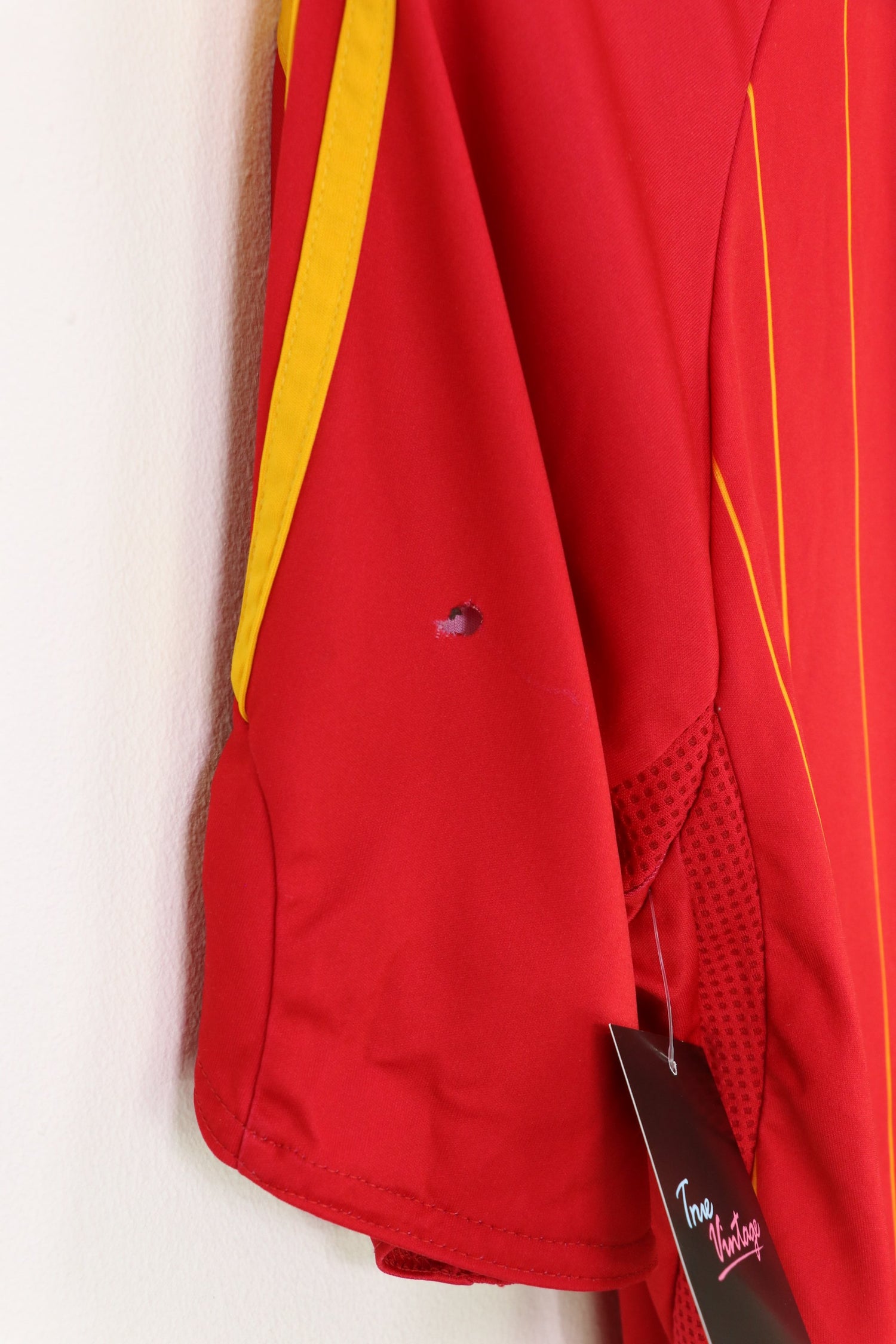 Adidas Spain Football Shirt Red/Yellow Medium