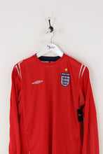 Umbro England L/S Football Shirt Red Medium & Large