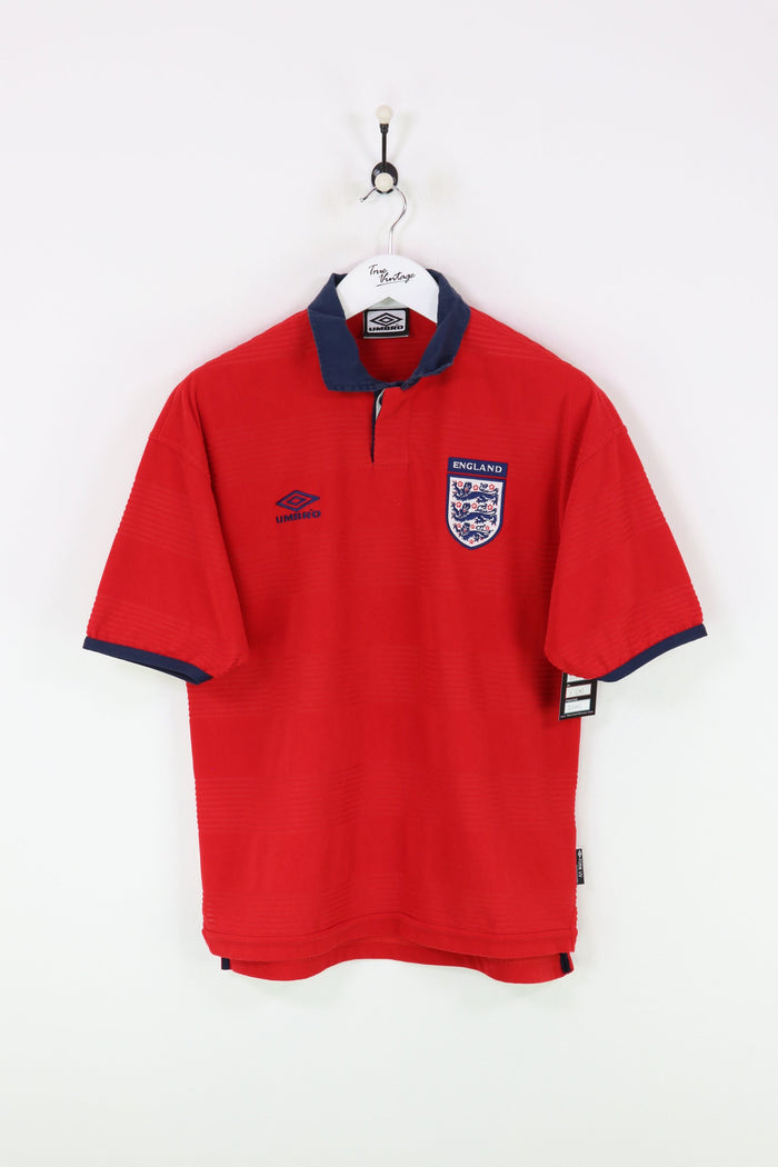 Umbro England Polo Shirt Red Large