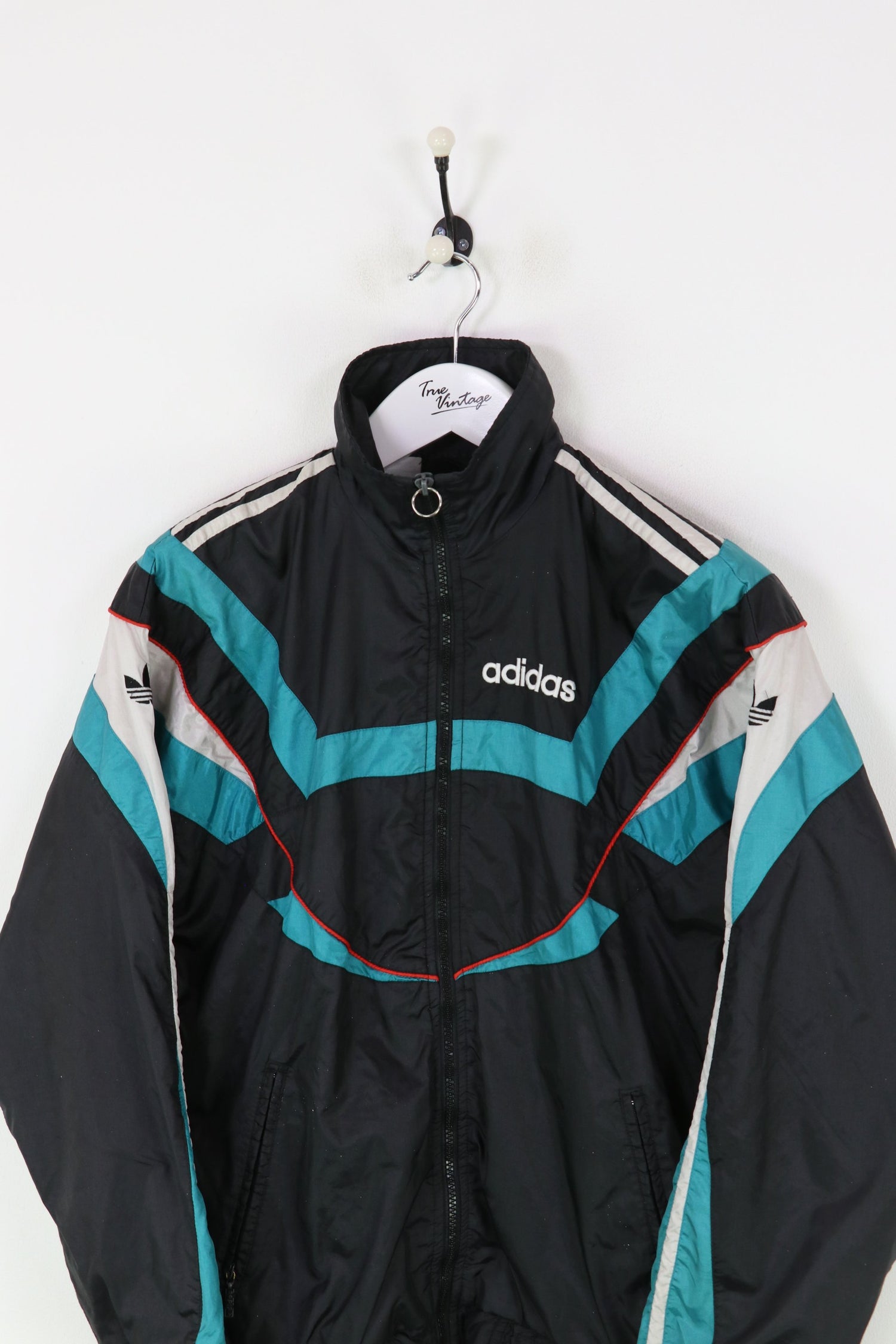 Adidas Shell Suit Jacket Black Small