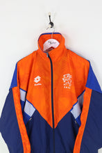 Lotto Netherlands Shell Suit Jacket Orange/Blue Medium