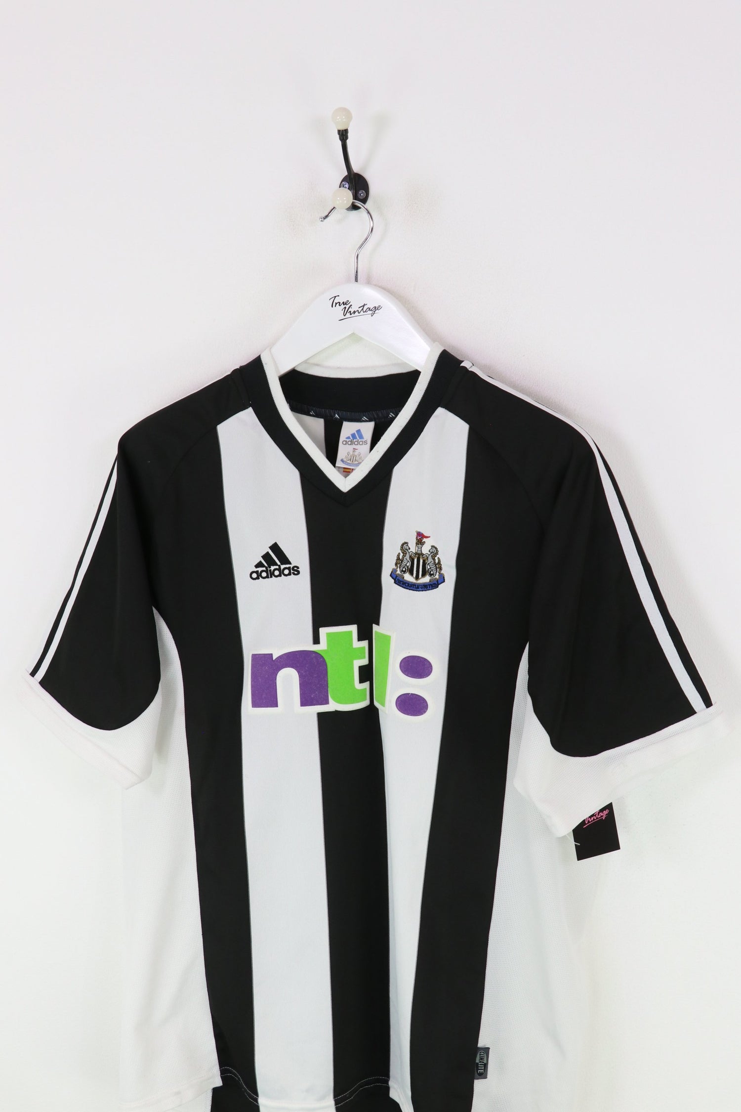 Adidas Newcastle Football Shirt Black/White XL