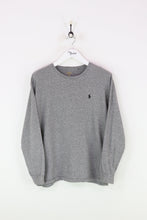 Ralph Lauren L/S T-shirt Grey Fleck Medium