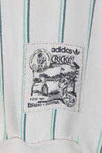 Adidas Cricket Sweatshirt White/Green Small