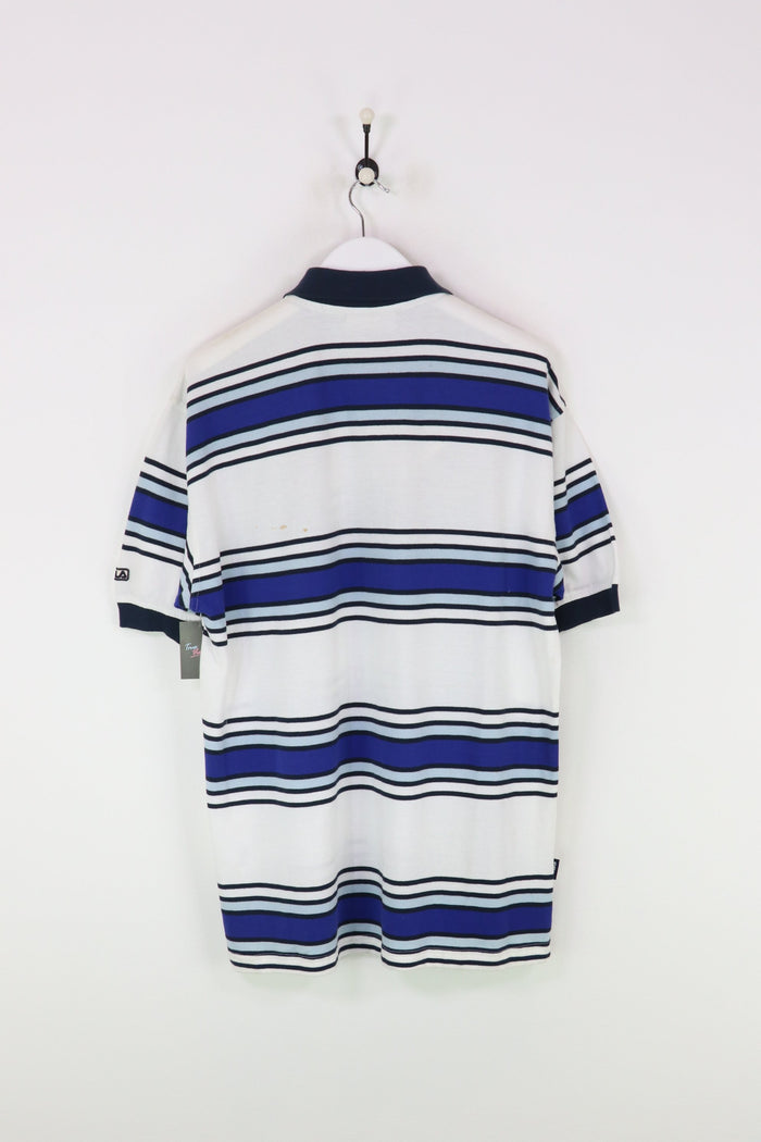 Fila Polo Shirt White/Blue XL