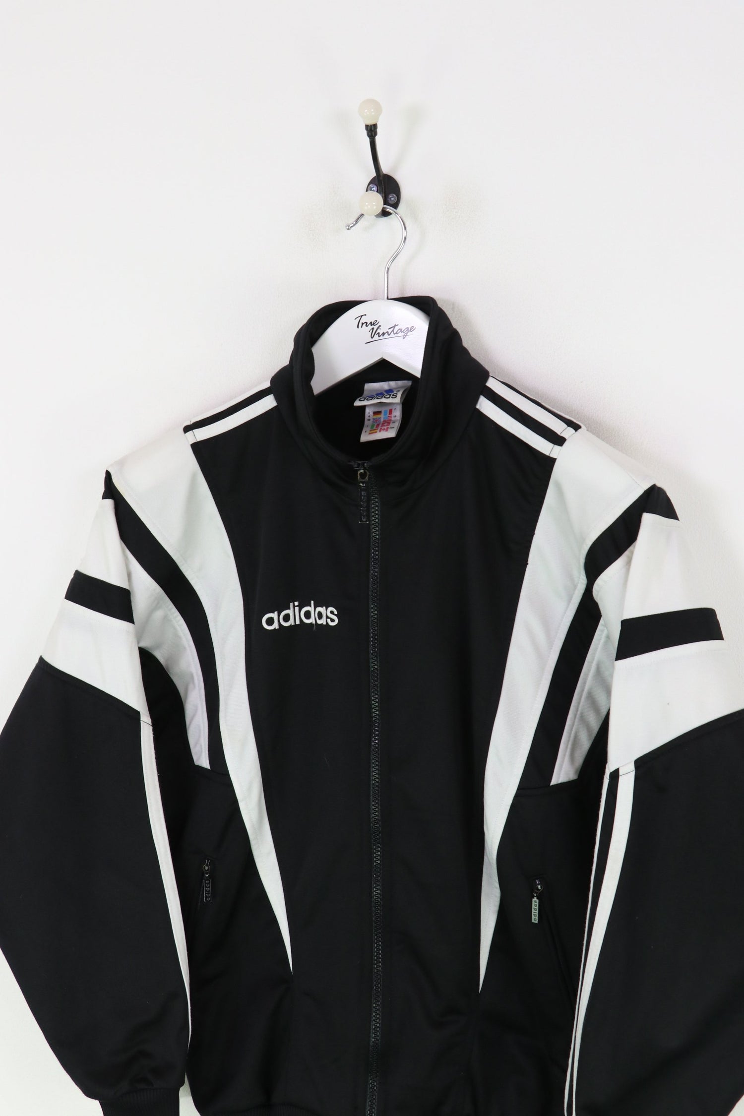 Adidas Track Jacket Black/White Small