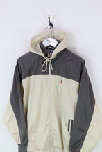 Adidas Hooded Track Jacket Beige/Grey XL