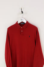 Ralph Lauren L/S Polo Shirt Red Large