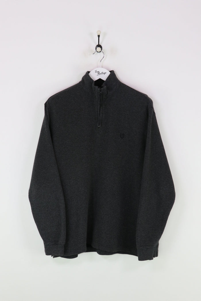 Ralph Lauren Chaps 1/4 Zip Sweatshirt Dark Grey XL