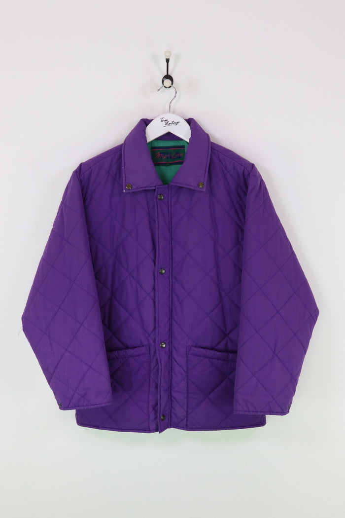 Fila Magic Line Quilted Jacket Purple Large