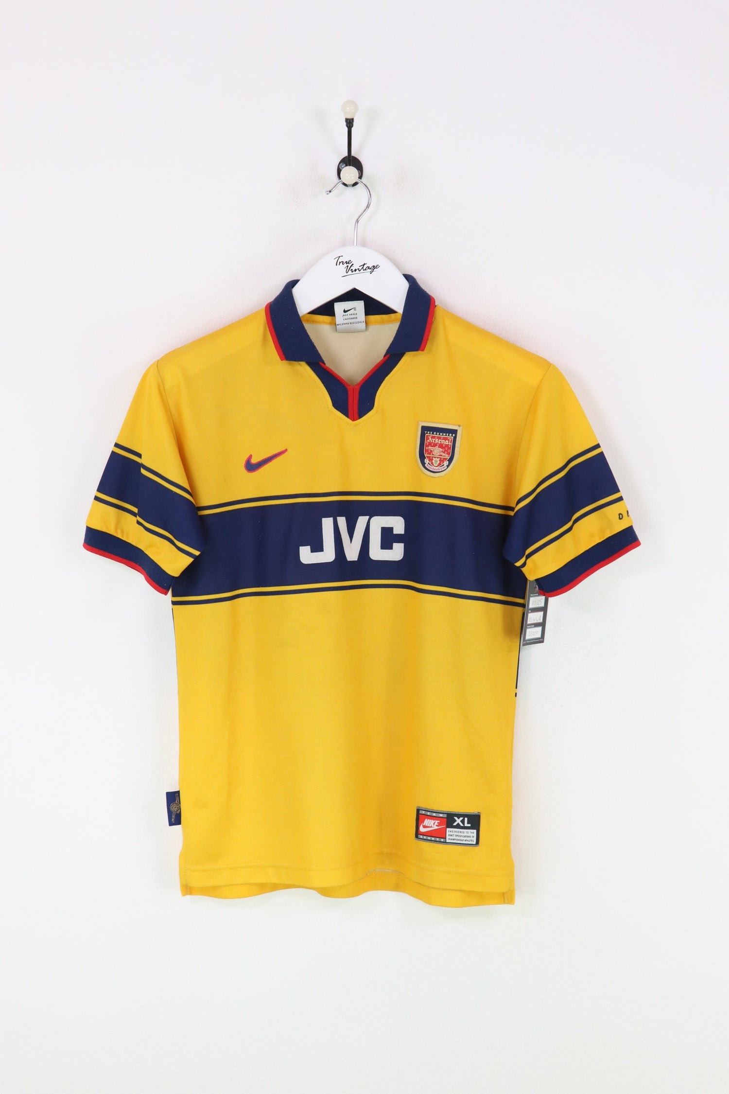 Nike Arsenal Football Shirt Yellow XS