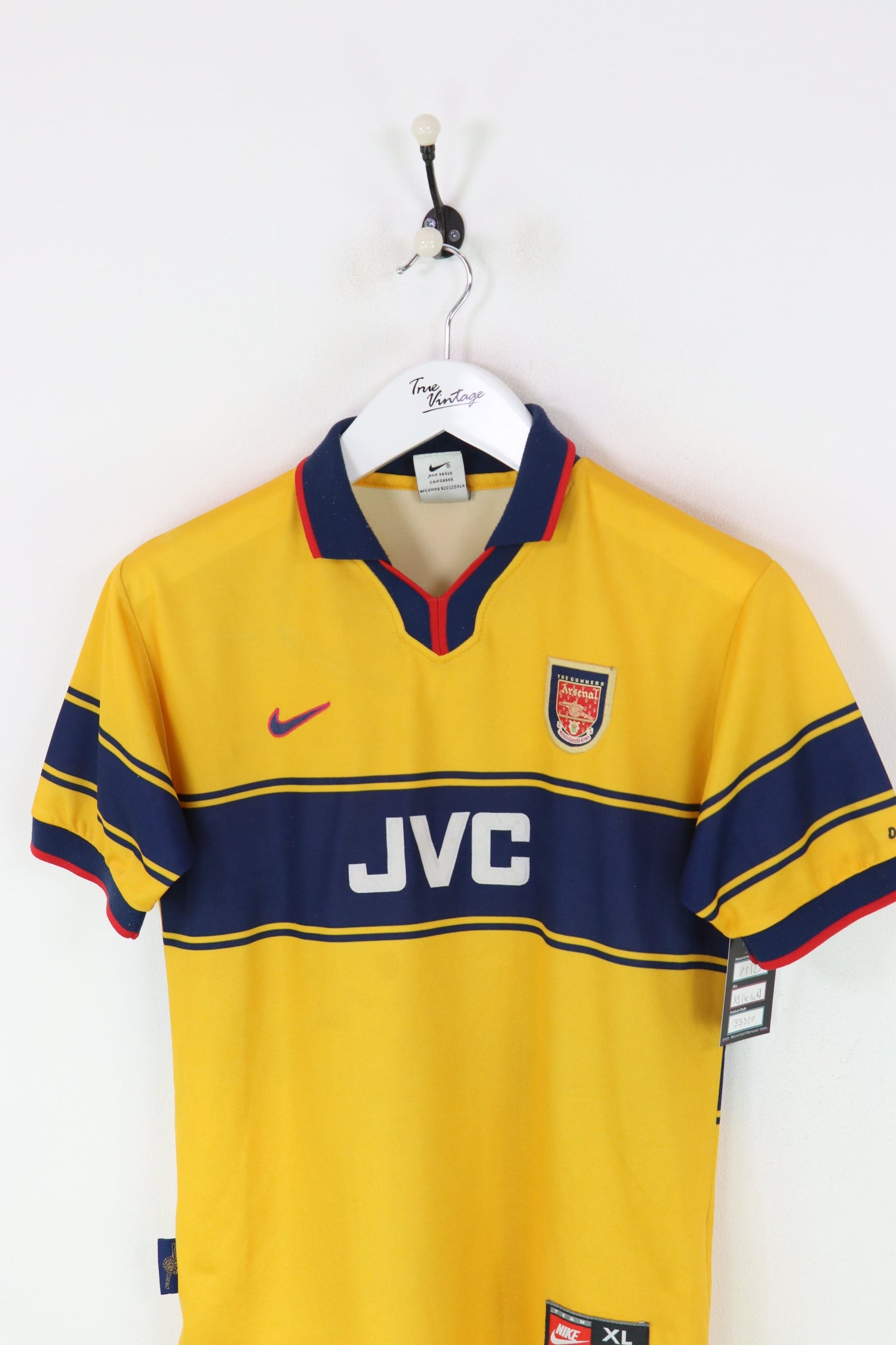 Nike Arsenal Football Shirt Yellow XS
