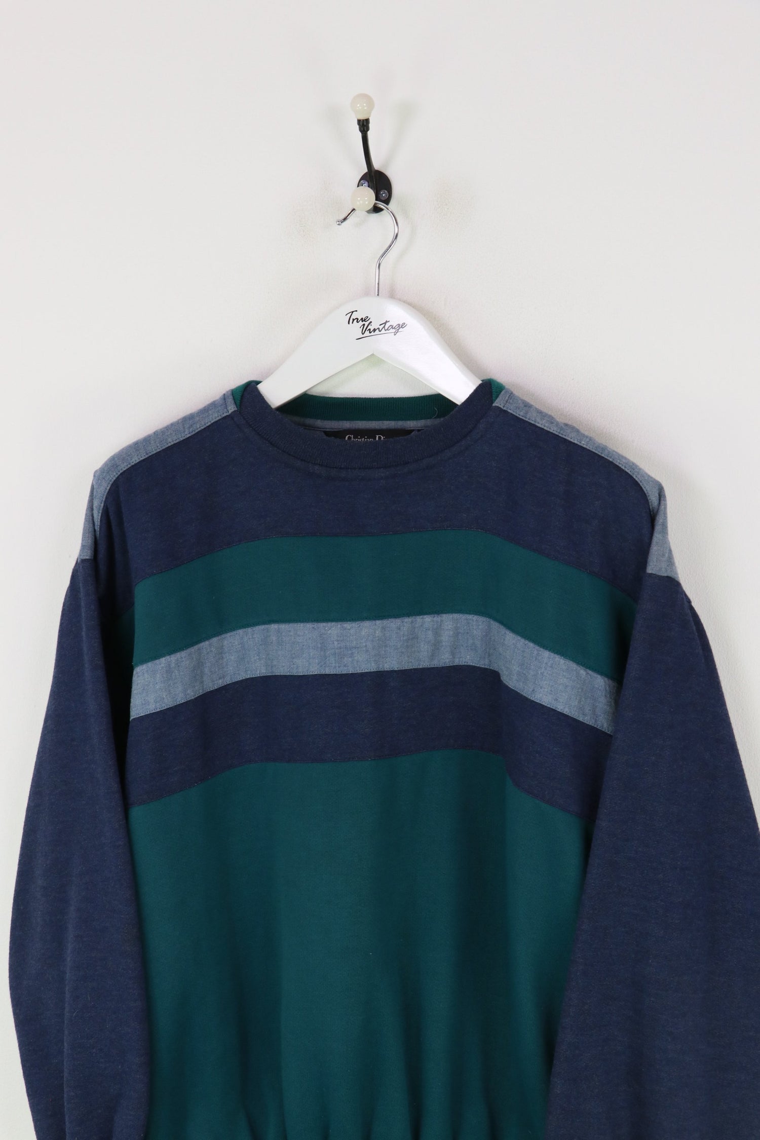 Christian Dior Sweatshirt Green/Navy Large