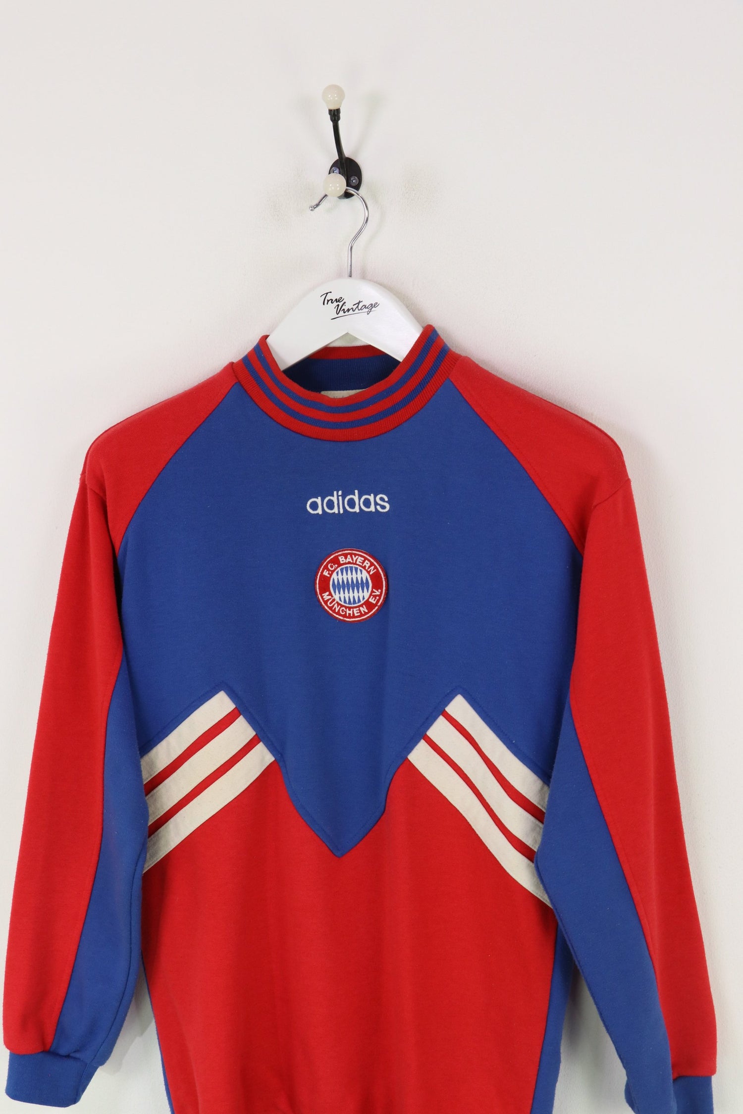 Adidas Bayern Munich Sweatshirt Red/Blue Medium