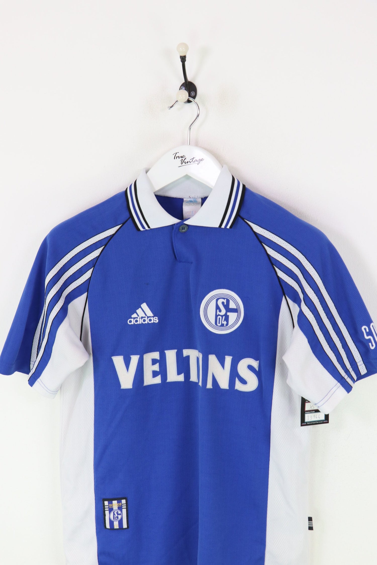 Adidas Schalke Football Shirt Blue XS