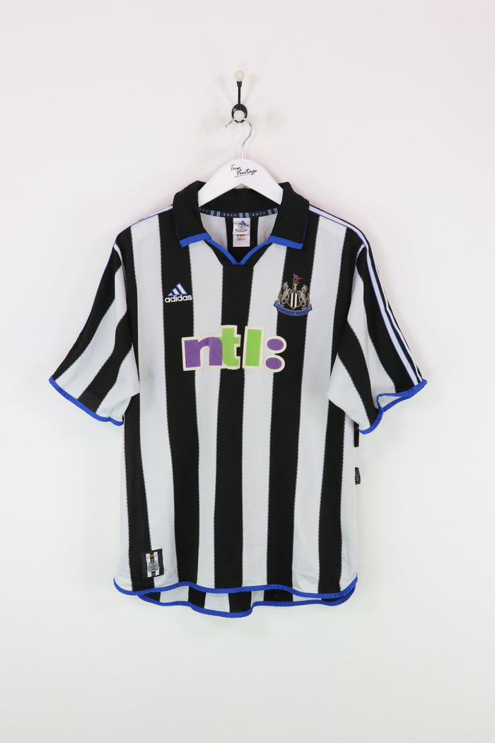 Adidas Newcastle Bobby Robson Football Shirt Black/White XL