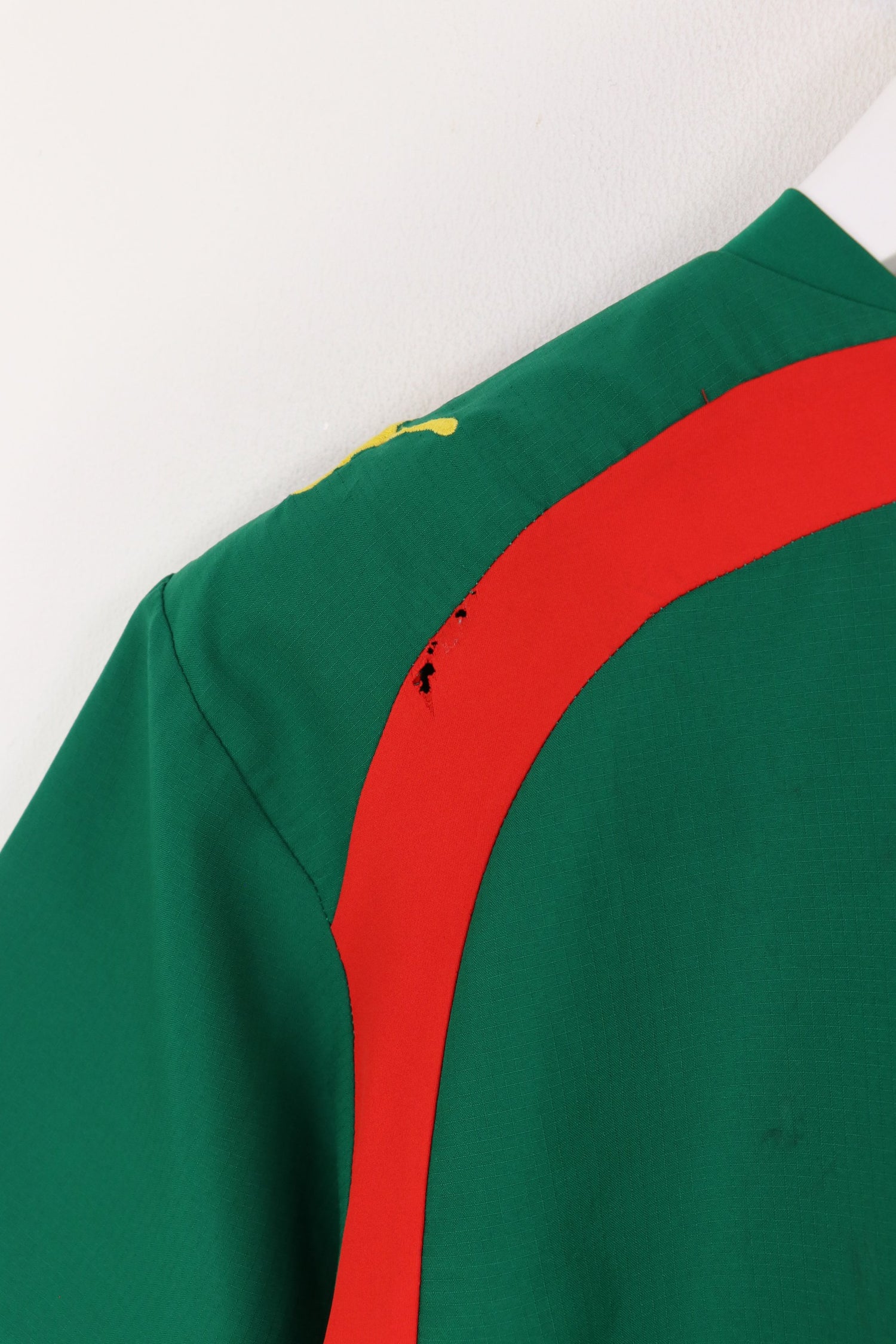 Puma Cameroon Football Shirt Green Medium