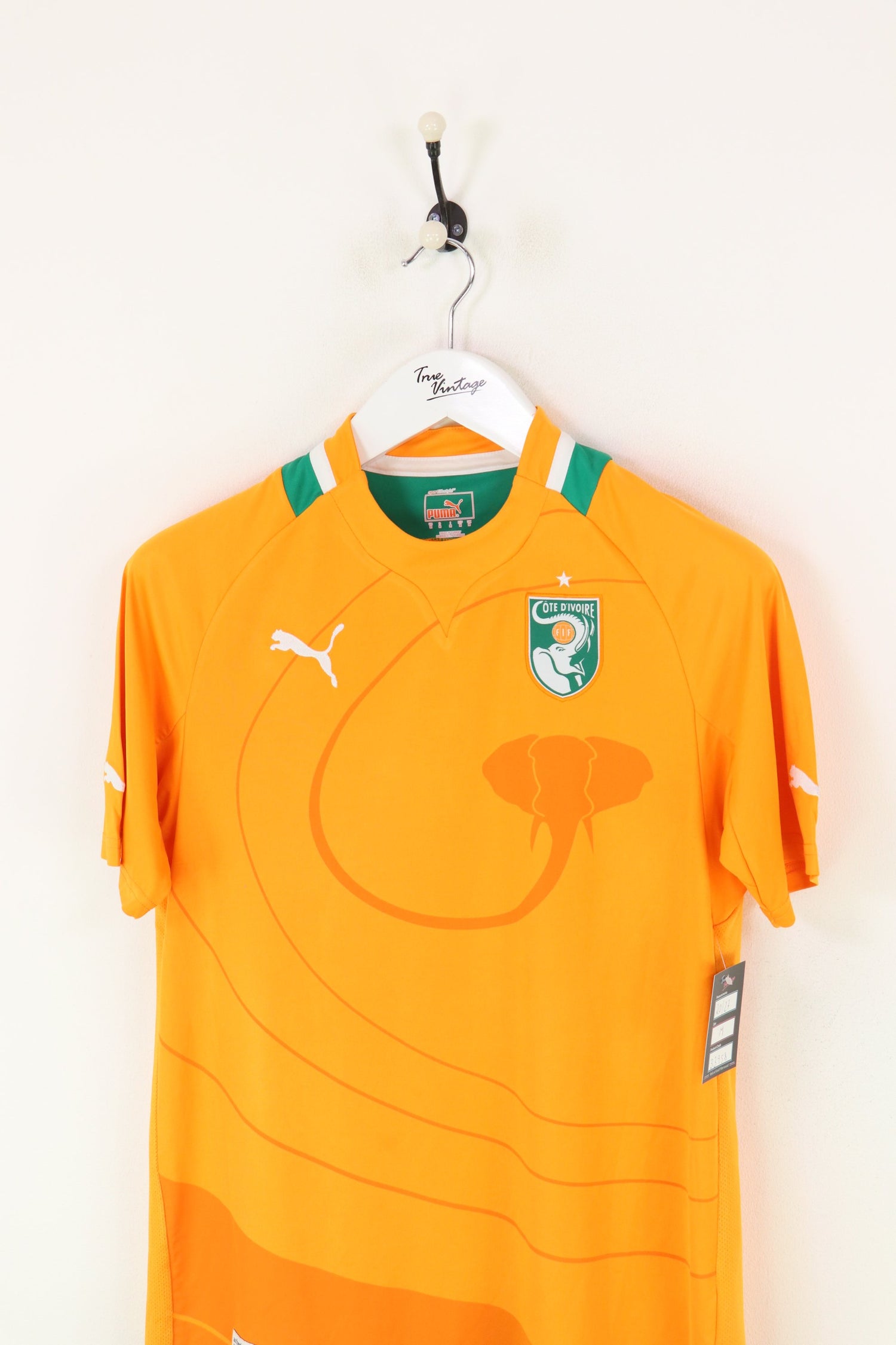 Puma Ivory Coast Football Shirt Orange Medium