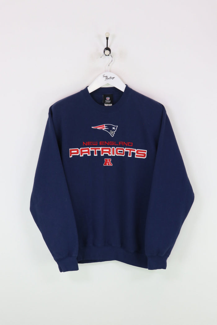 New England Patriots Sweatshirt Navy Large