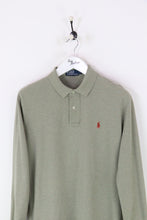 Ralph Lauren L/S Polo Shirt Green Medium