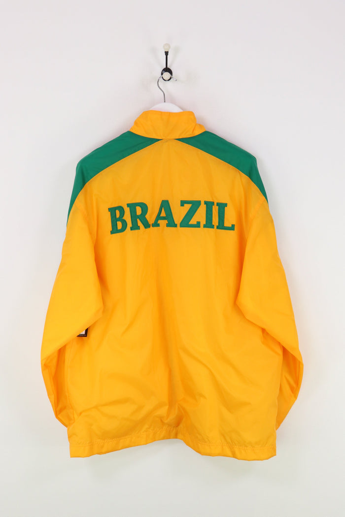 Adidas Brazil Jacket Yellow Large