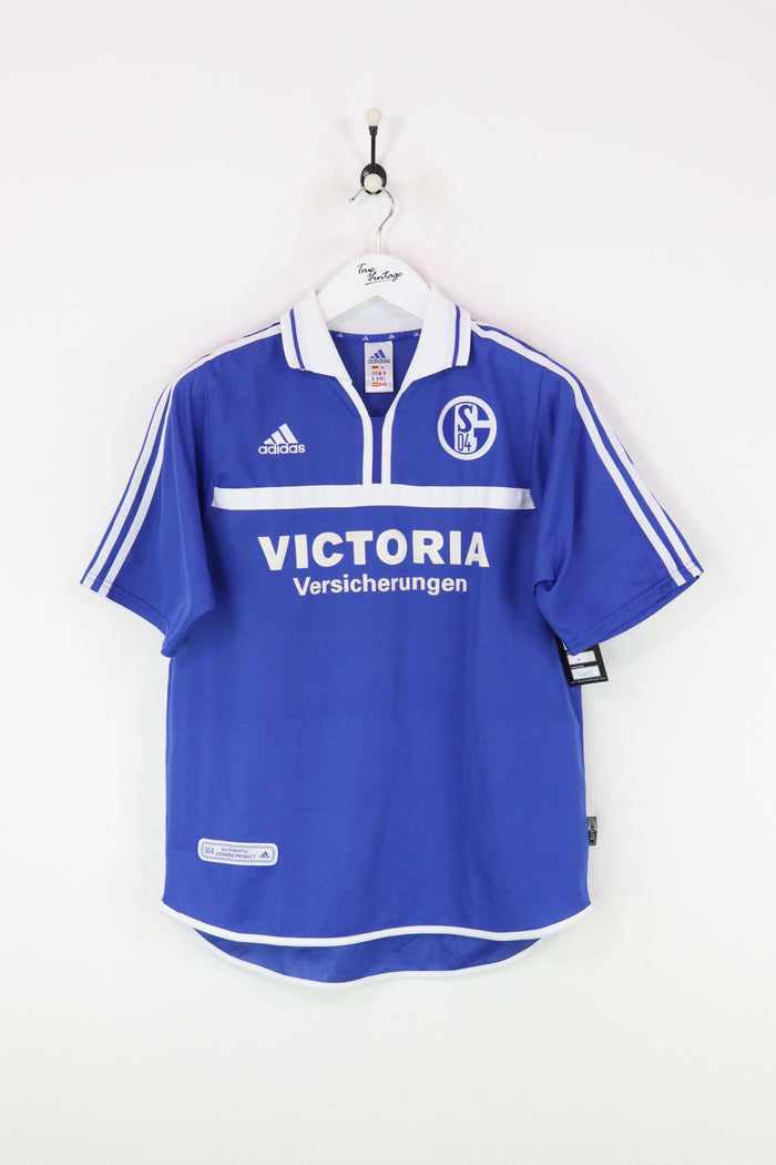 Adidas Schalke Football Shirt Blue Medium